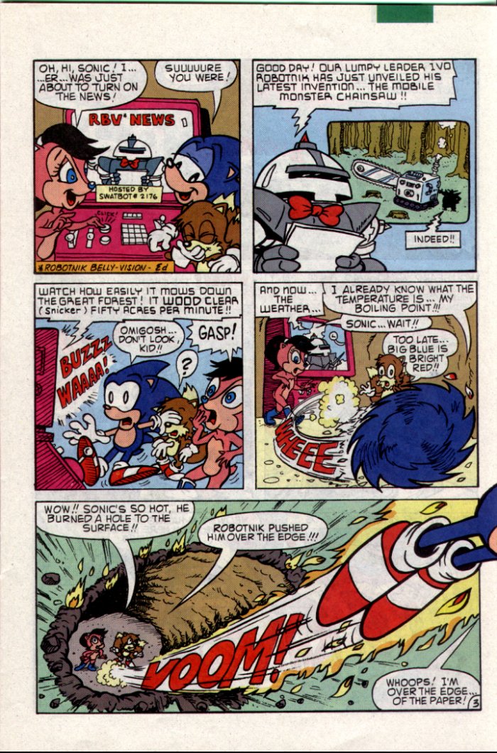 Sonic - Archie Adventure Series July 1994 Page 3